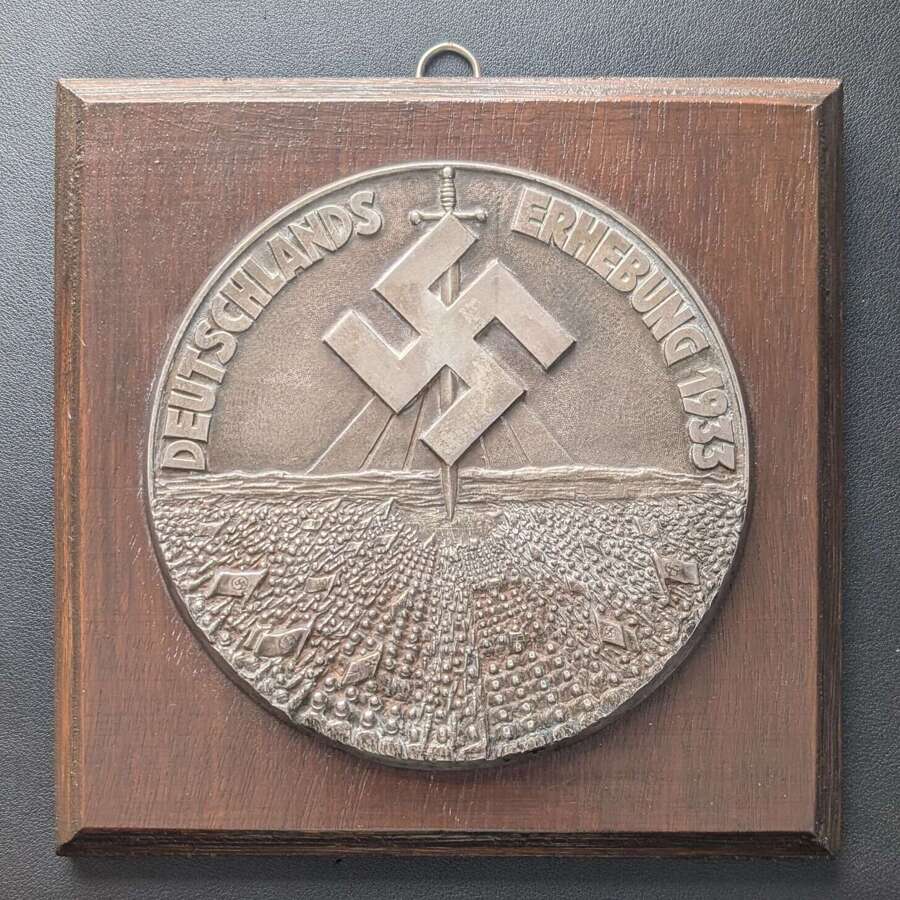 Nuremberg SS Stylized Parade Plaque