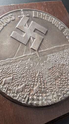 Nuremberg SS Stylized Parade Plaque