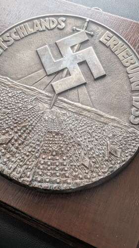 Nuremberg SS Stylized Parade Plaque